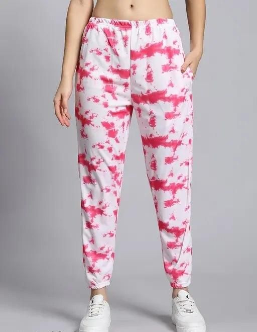 Women’s Casual Tie-Dye Print Night Suit – Lycra Blend Comfortable Sleepwear Set