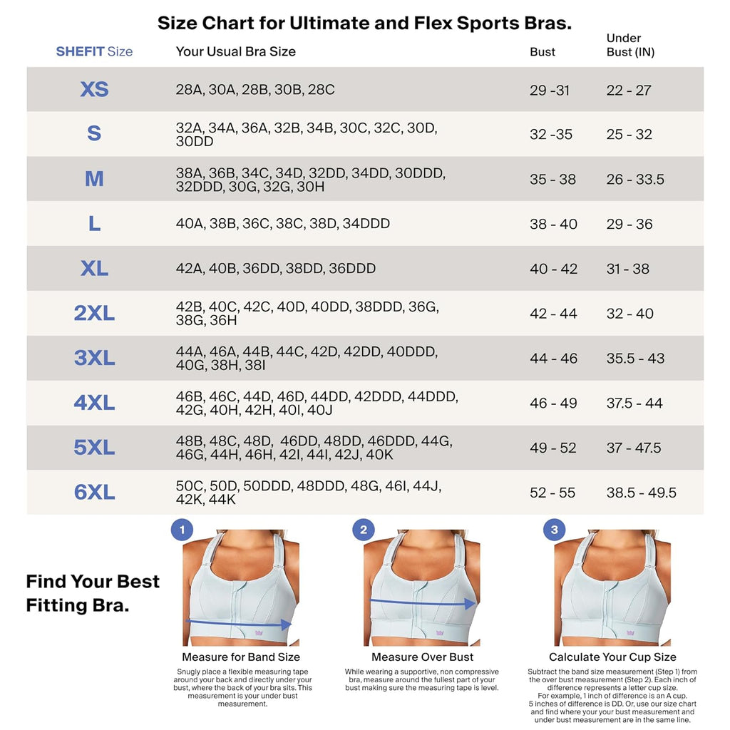 Ultimate Sports Bra for Women, High Impact Sports Bra
