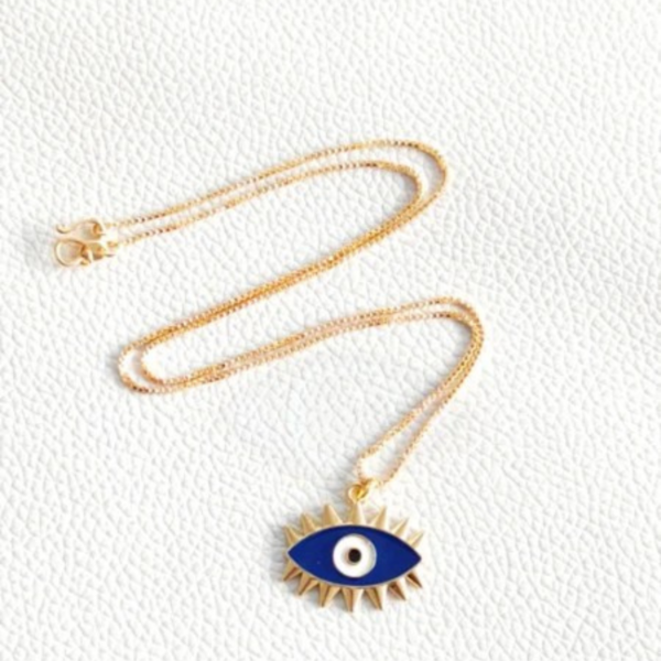 NeoLux Evil Eye Pendant Necklace - Mystical Protection and Modern Style