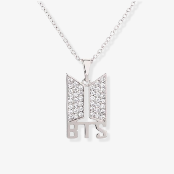 Korean BTS Pendant Necklace - Sparkling Elegance for True ARMY Fans