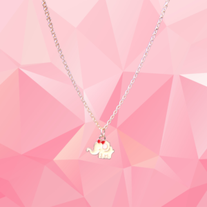 NeoLux Elephant Pendant Necklace - Playful Charm and Whimsical Elegance