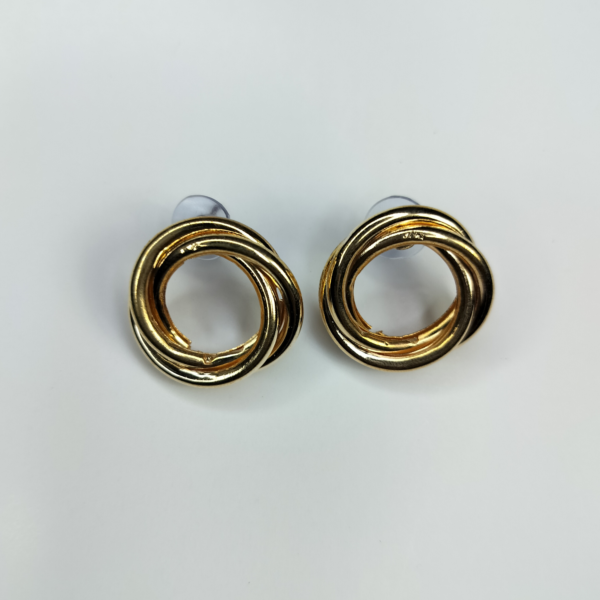 NeoLux Multi Circle Ring Dangle Earrings Combo - Bold Elegance in Multiple Finishes