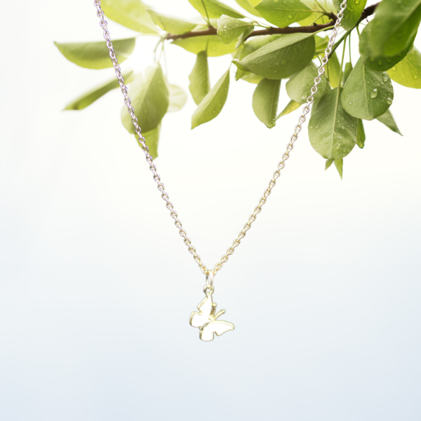 NeoLux Sterling Silver Butterfly Necklace - Delicate and Elegant Jewelry