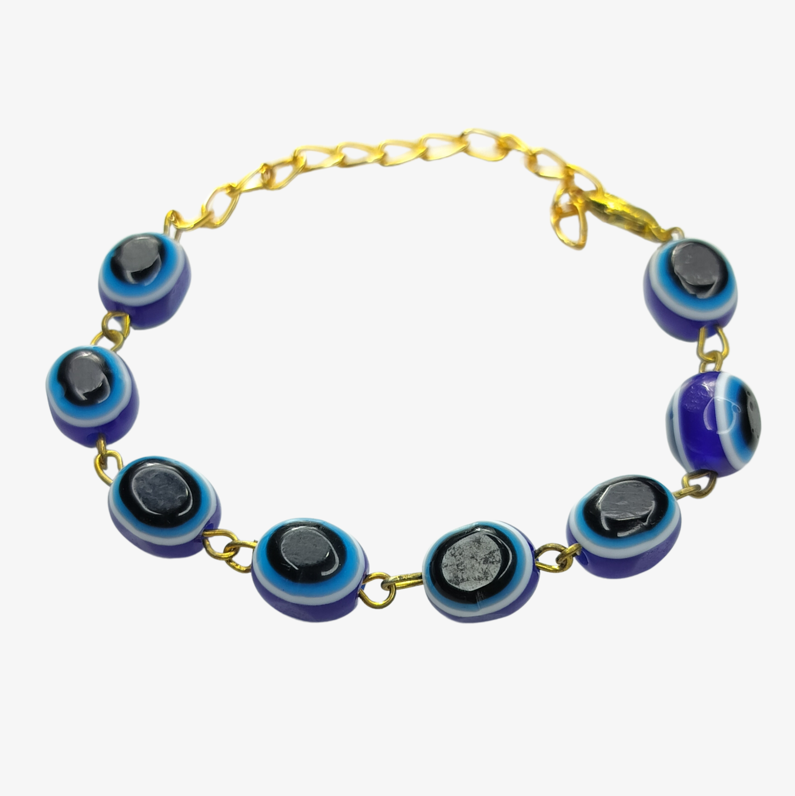 NeoLux Blue Beads Evil Eye Bracelet - Stylish and Protective Jewelry Piece