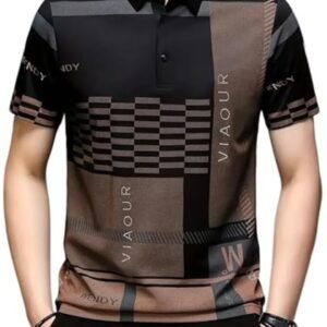 geometric pattern polo