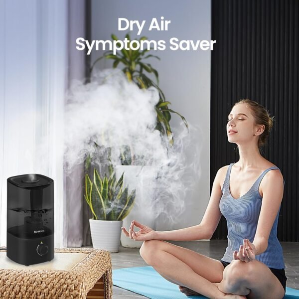 Rosekm Ultrasonic Humidifier with LED Light - Image 4