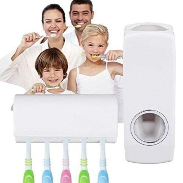 Lexazo Toothpaste Dispenser with Holder - Image 4