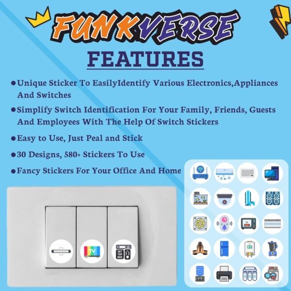 FUNKVERSE Reusable Decorative Stickers - Image 5