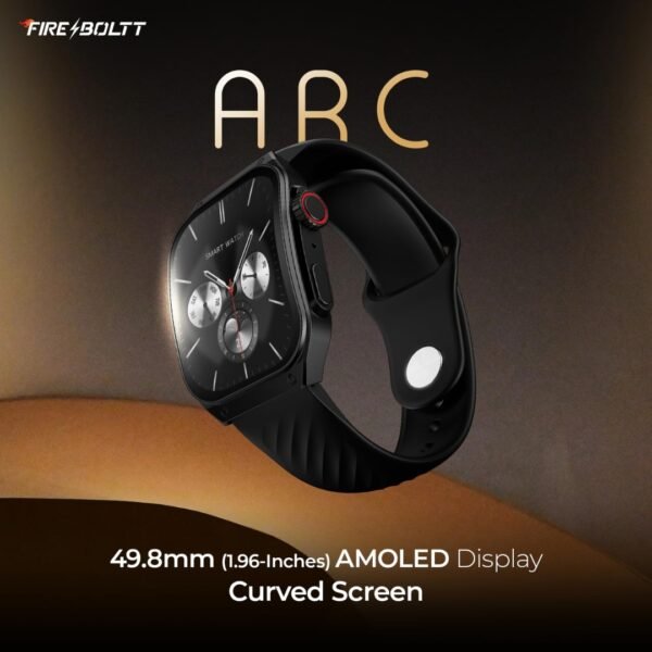 Fire-Boltt ARC Smartwatch – 1.96" AMOLED Curved Display - Image 2