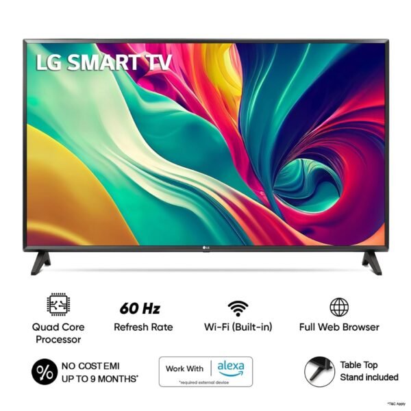 LG 80 cm HD Ready Smart LED TV 32LM563BPTC (Dark Iron Gray) - Image 2