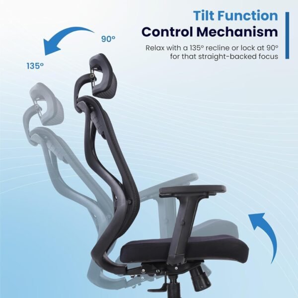 Vergo High-Back Ergonomic Office Chair - Image 4