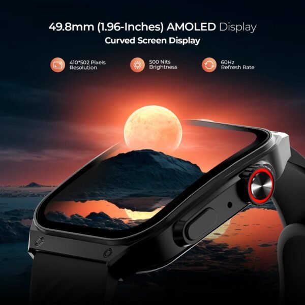 Fire-Boltt ARC Smartwatch – 1.96" AMOLED Curved Display - Image 4