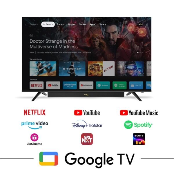 Vu 55-inch Vibe Series QLED 4K Google TV - Image 2