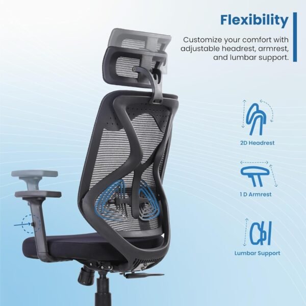 Vergo High-Back Ergonomic Office Chair - Image 5