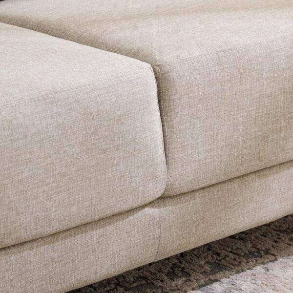 Home Centre 3-Seater Berry Fabric Sofa - Image 5