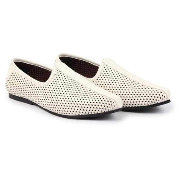 FAUSTO Men's Laser Cut Ethnic Jalsa Jutti