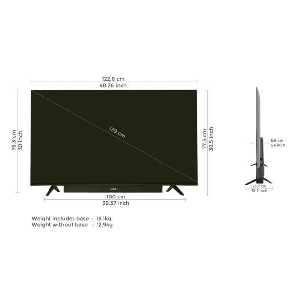 Vu 55-inch Vibe Series QLED 4K Google TV - Image 4