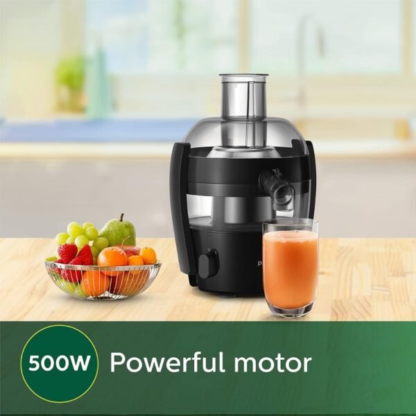 Philips Viva Collection HR1832/00 1.5-Litre Juicer, Ink Black - Image 2