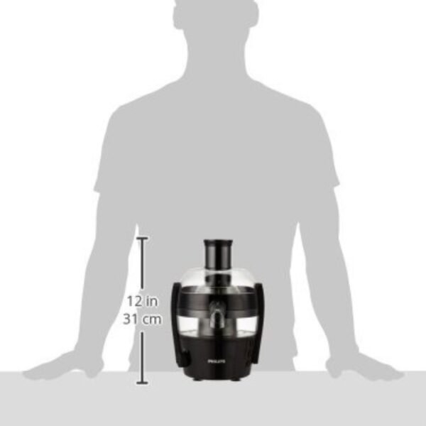 Philips Viva Collection HR1832/00 1.5-Litre Juicer, Ink Black - Image 3