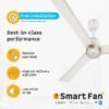 atomberg Renesa Elite Smart 1200mm 5-Star BLDC Fan, Remote Ceiling Fan for Home, Works with Alexa, High Air Delivery, Free Installation, 3-Year Warranty - Image 3