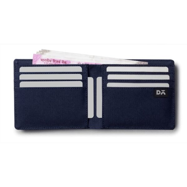 DailyObjects Coin Classic Bifold Wallet For Men | Ballistic Nylon Material | Holds up to 8 Credit/Debit/ATM Cards - Image 5