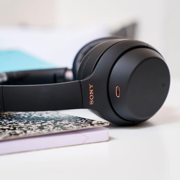 Sony WH-1000XM4 Industry Leading Wireless Noise Cancellation Bluetooth Over Ear Headphones with Mic for Phone Calls, 30 Hours Battery Life, Quick Charge, AUX, Touch Control and Voice Control - Black - Image 8